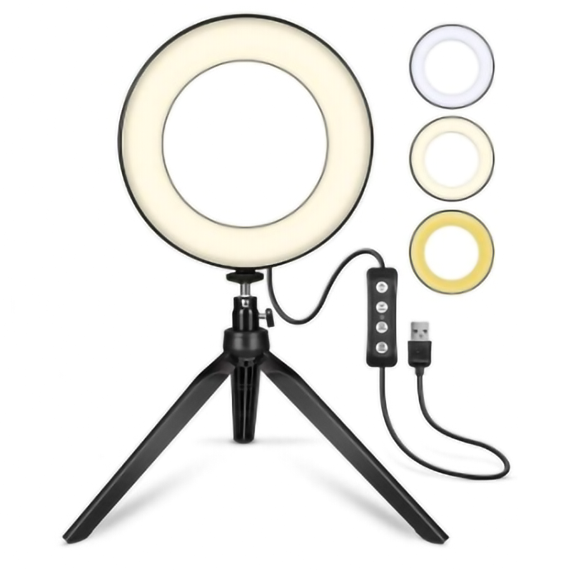 What are the benefits of a foldable ring light for photography?